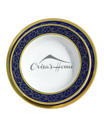 Set Farfurii 18 piese Capricio Albastru